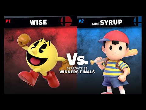 Wise (Pac-Man) vs Syrup (Ness) -  Winners Final  - Stargate #33