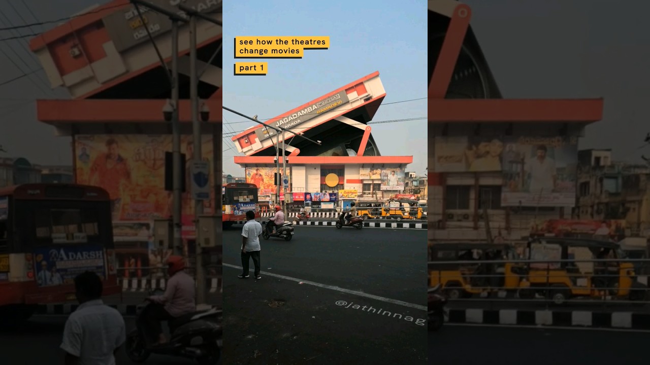 how theatres change movies ? | Subscribe | Jagadamba theatre #visakhapatnam #vizag