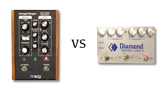 Video thumbnail for Moog FM104m Super Delay vs Diamond Memory Lane 2 by shnobel