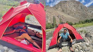 Camping ⛺️On Mountain 🏔️ With Tali Or Talha Bhi