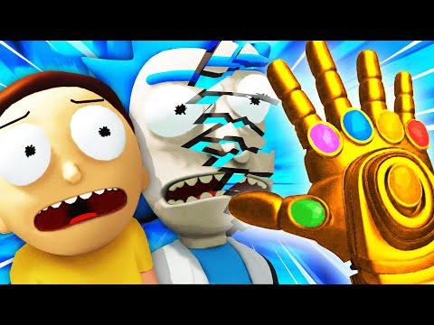 DESTROYING RICK AND MORTY With NEW INFINITY GAUNTLET (Rick and Morty: Virtual Rick-Ality Gameplay)