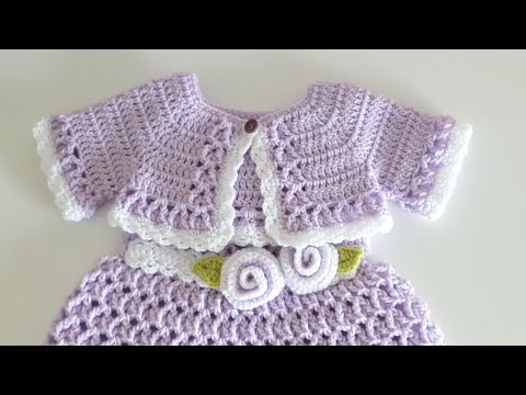 Crochet #42 Crochet bolero for a baby