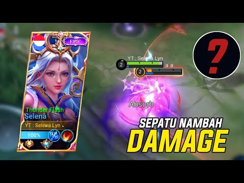 GAMEPLAY SELENA MID LANE TERBARU 2023, BUILD TOP GLOBAL SELENA | MLBB