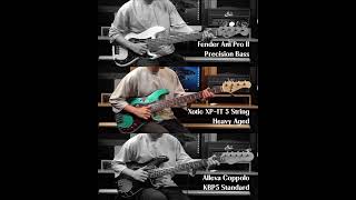 Video thumbnail for Alleva Coppolo KBP5, Xotic XP-1T Heavy Aged, Fender USA Am Pro II Precision V Comparison Demo by Music Force Official
