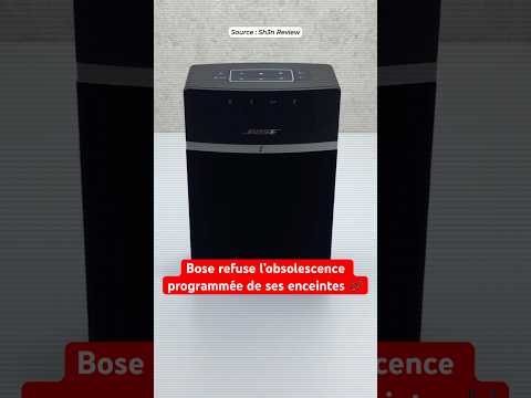 Bose refuse l’obsolescence programmée de ses enceintes 🎶 ! #bose #enceinte #opensource #obsolete