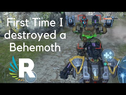 War Robots: First Time I Destroyed a Behemoth with my own Robot