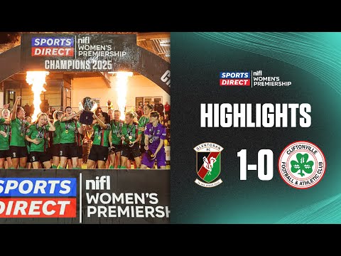 Glens win the title on final day! | Glentoran Women 1-0 Cliftonville Ladies | #sportsdirectprem