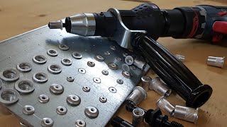 Tuerca remachable para taladro atornillador