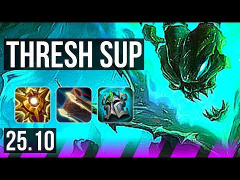 THRESH & Aphelios vs SHACO & Senna (SUP) | KR Master | 25.10