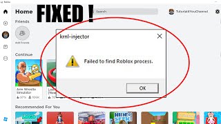 How to Fix Failed to Find Roblox Process   krnl injector Error