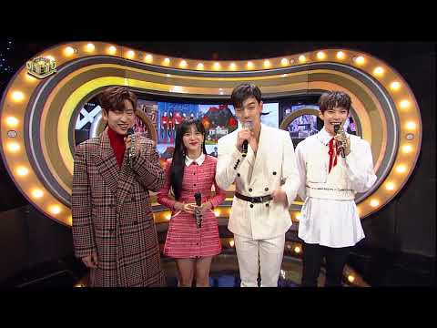 MONSTA X's Shownu adorable cut with JinJiDo at Inkigayo 171203