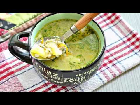 Куриный суп с овсяными хлопьями.РЕЦЕПТЫ СУПОВ.