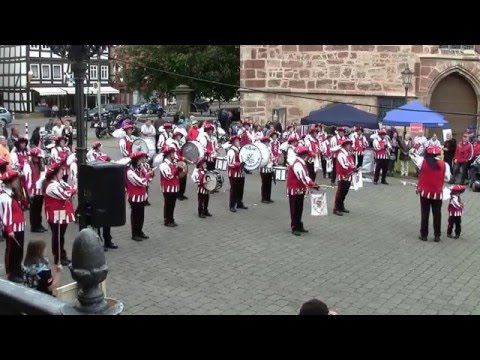 SFZ beim Patenschaftstreffen der drei Rot(h)enburger Spielmannszüge im Mai 2015