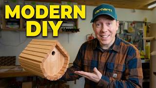 This Bird Lost Its Nest… So I Built This 🐦 (Easy DIY Birdhouse)