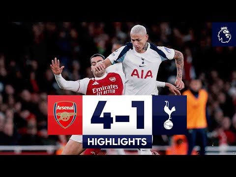 Arsenal 4-1 Spurs | Premier League Highlights
