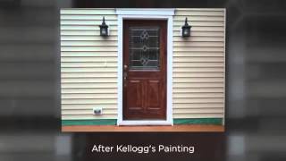 preview picture of video 'Coxsackie NY Faux Wood Door - Kellogg's Painting'