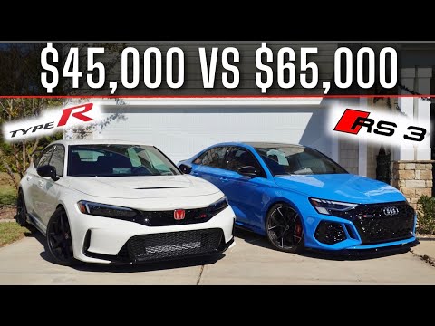 FL5 Honda Civic Type-R vs 8Y Audi RS3: You Won't Believe How These Compare!!