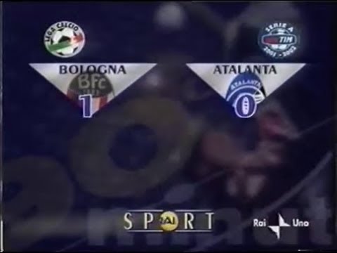 2001-02 (1a - 25-08-2001) Bologna-Atalanta 1-0 [Signori] Servizio 90°Minuto Rai1