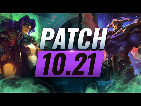 BEST Champions TIER List – League of Legends Patch 10.21