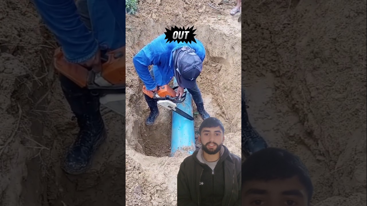 Pipe removal process at 2 meters