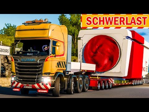 Spezialtransport: Schwere Maschine auf dem LKW! | ETS 2 Special Transport DLC deutsch #9