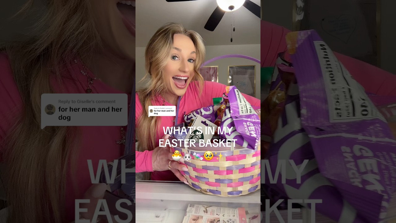 WHAT’S IN MY EASTER BASKET🐣💖✝️ #easter #easterbasket #happyeaster #happyeastersunday #haul