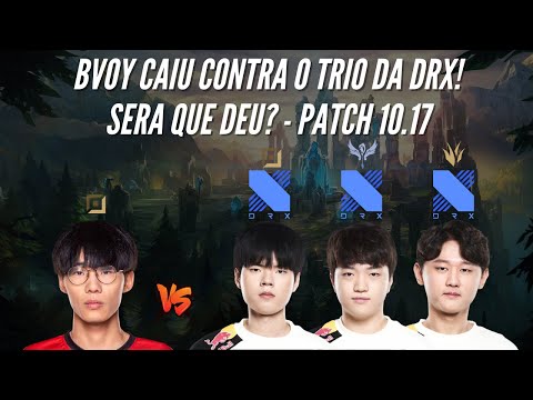 SERA QUE O BVOY DERROTOU O TRIO DA DRX NA SOLOQ, BVOY VS DEFT, KERIA E PYOSIK - LOL REPLAYS