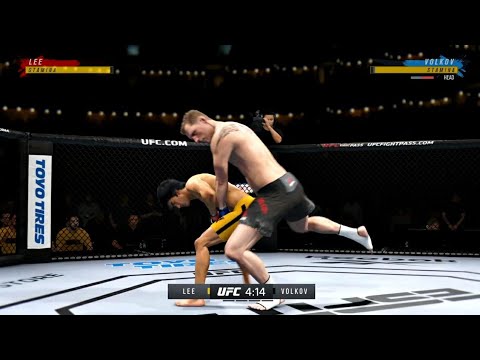 BRUCE LEE VS ALEXANDER VOLKOV | UFC 4 K1 RULES | UFC 4 K1 RULES | UFC 4 2020 | UFC 4 BRUTAL FIGHT
