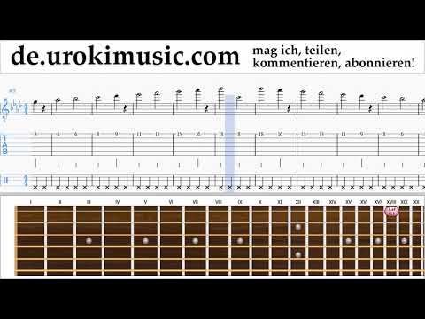 Gitarre Lernen P!nk - What About Us Tabulatur Teil#1 Übungen um-i995