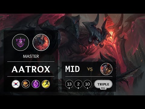 Aatrox Mid vs Twisted Fate - KR Master Patch 9.13