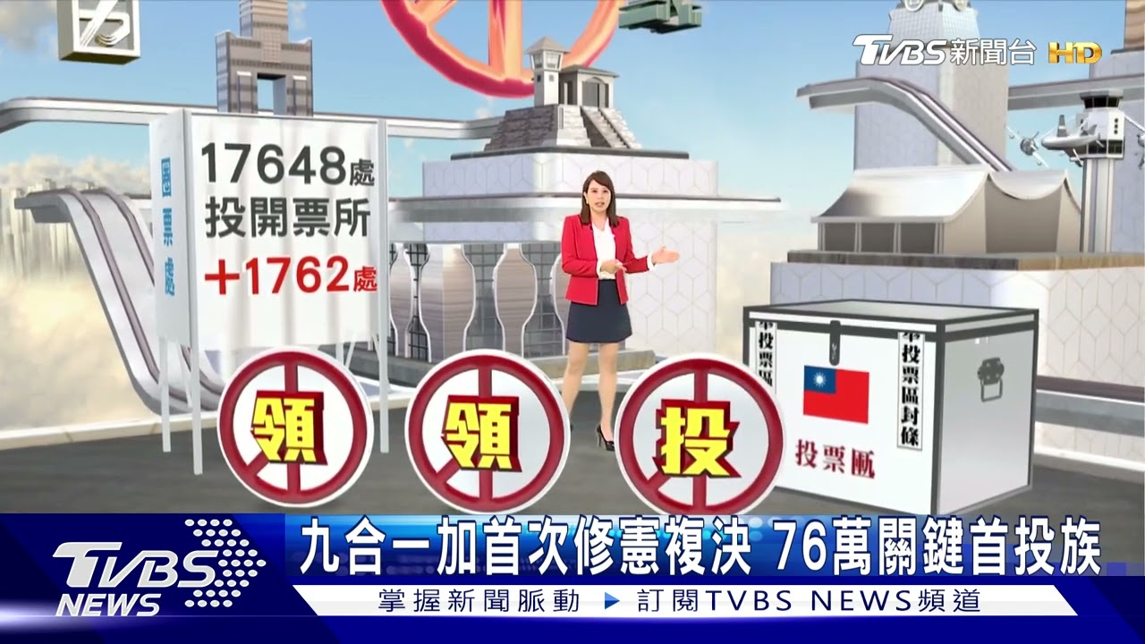 九合一加首次修憲複決 76萬關鍵首投族