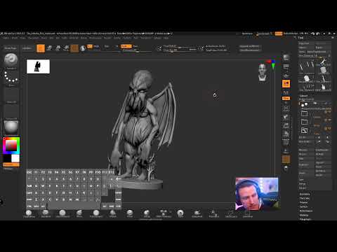 Runa Yomozuki - Sculpting and Hanging (Zbrush 2021.6.2)