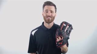 Video thumbnail: Mizuno MVP Prime SE 13'' Slowpitch Softball Glove: GMVP1300PSES8 Black/Red