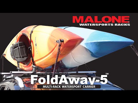 Malone FoldAway-5 MultiRack Watersports Carrier video poster