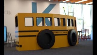 New Karl Road library offers computers, study rooms and a fish tank