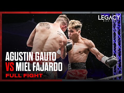 “Explosive Showdown:Filipino Power vs. Argentine Grit!🇵🇭🔥🇦🇷”Agustin Gauto vs Miel Fajardo FULL FIGHT