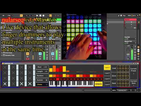 Introducing Nularseq 0.6: a Max for Live Sequencer for Finger Drummers