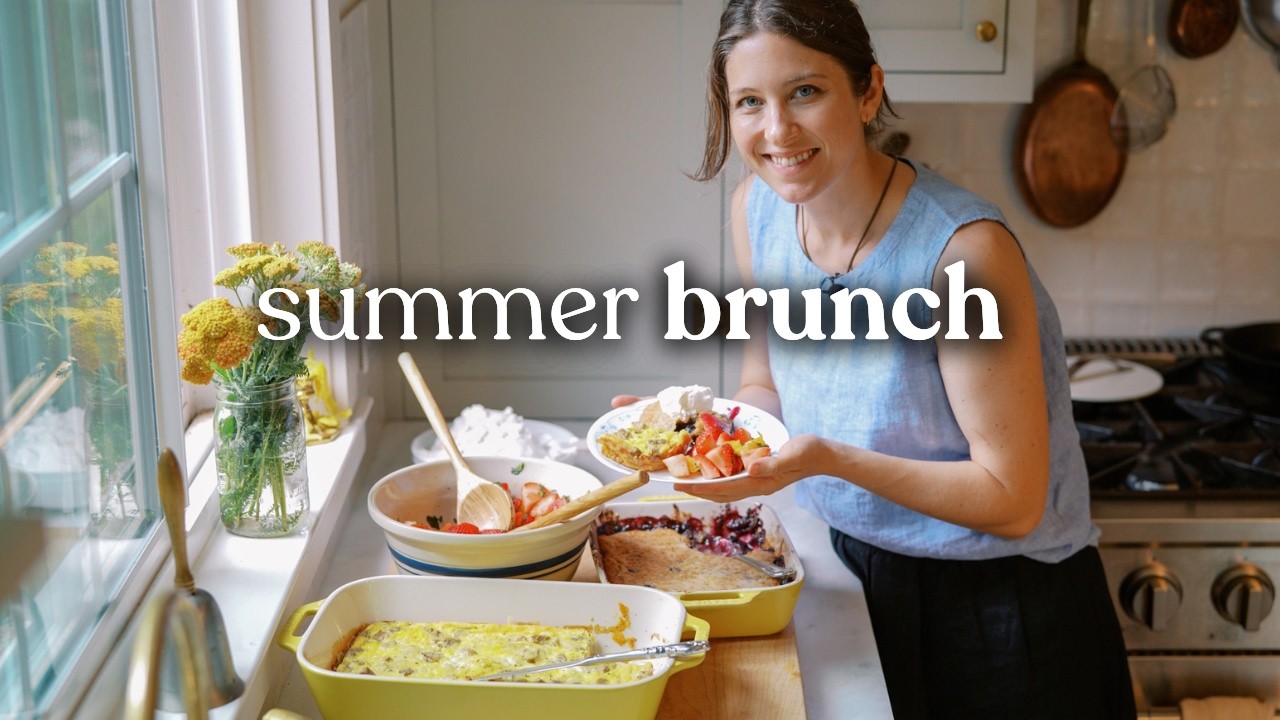 A Slow Summer Brunch from Scratch | Hosting with Quince