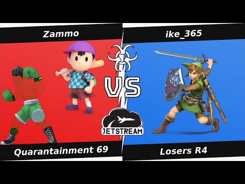 Quarantainment 69 Losers R4 - Zammo (Ness, Little Mac) Vs ike_365 (Link) - SSBU