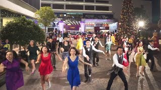 Another Day of Sun from &quot;La La Land&quot; flash mob at 1563 at the East in Hong Kong