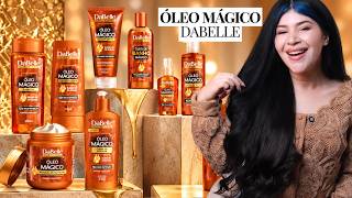 🌟 DABELLE ÓLEO MÁGICO: 10x nutrição e efeito antifrizz para cabelos ressecados e porosos