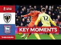 AFC Wimbledon v Ipswich Town | Key Moments | Third Round | Emirates FA Cup 2023-24