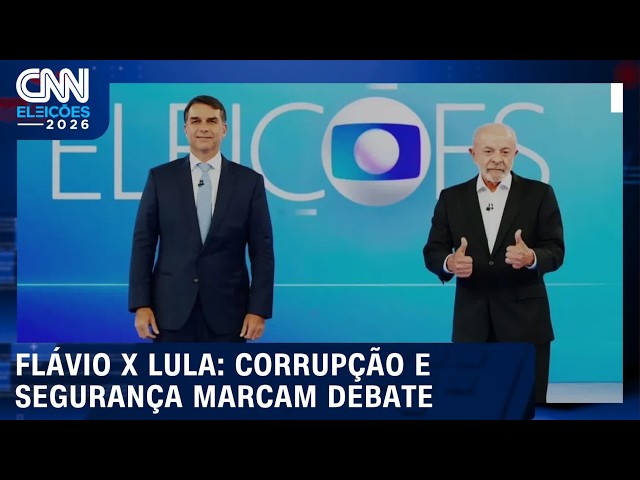 Flávio x Lula: corrupção, comparação de governos e segurança marcam debate | CNN NEWSROOM