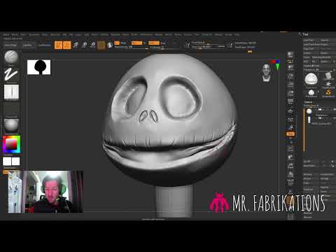Jack Skellington Nightmare Before Christmas Bauble Sculpture ZBrush