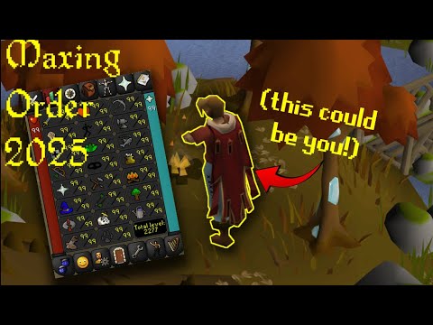 What Order Should You Max in OSRS? A Dad's guide to lazy yet efficient 99's
