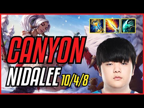 CANYON - NIDALEE vs KAYN JUNGLE - EUW CHALLENGER - PATCH 11.10