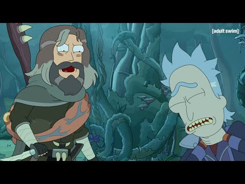 Cronenberged Dimension Jerry Meets Rick Prime | Rick and Morty | adult swim