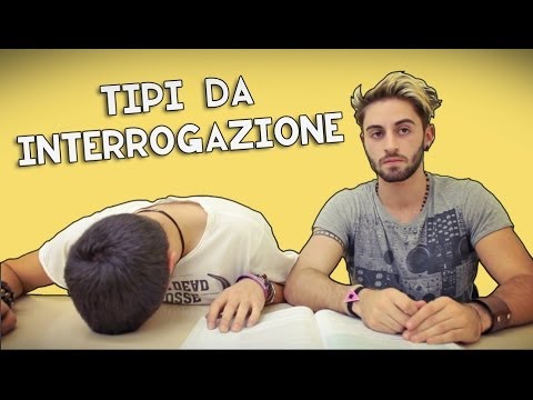 TIPI DA INTERROGAZIONE