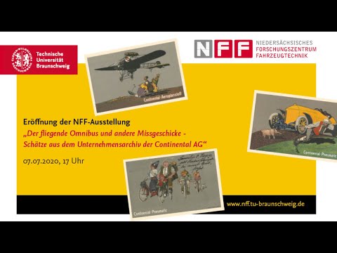 Eröffnung NFF-Ausstellung "Der fliegende Omnibus und andere Missgeschicke"