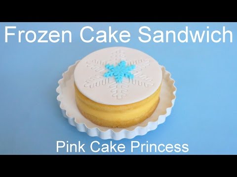 Frozen Cake Sandwiches - White Chocolate Cake Recipe how to by Pink Cake Princess